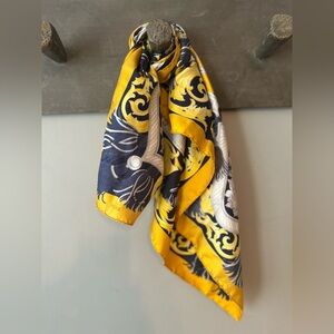 Rope silk scarf